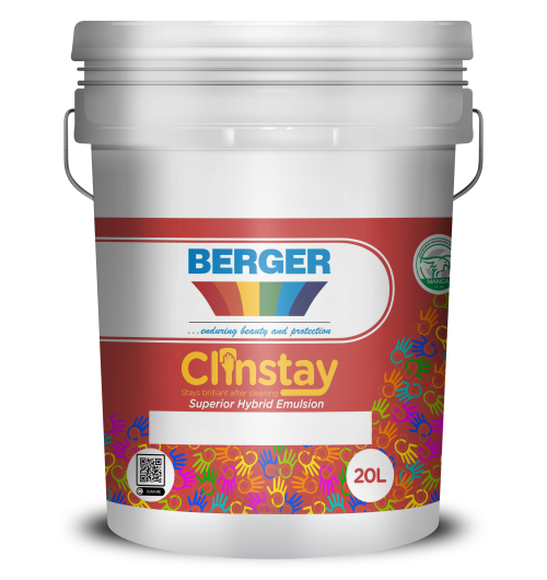 Berger Luxol Premium Clinstay Satin – White – 20L