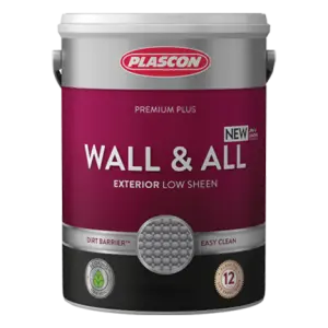 Plascon Wall and All Low Sheen – Pastel  Base– 20L